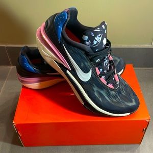 GT cut 2 black and purple basketball shoes